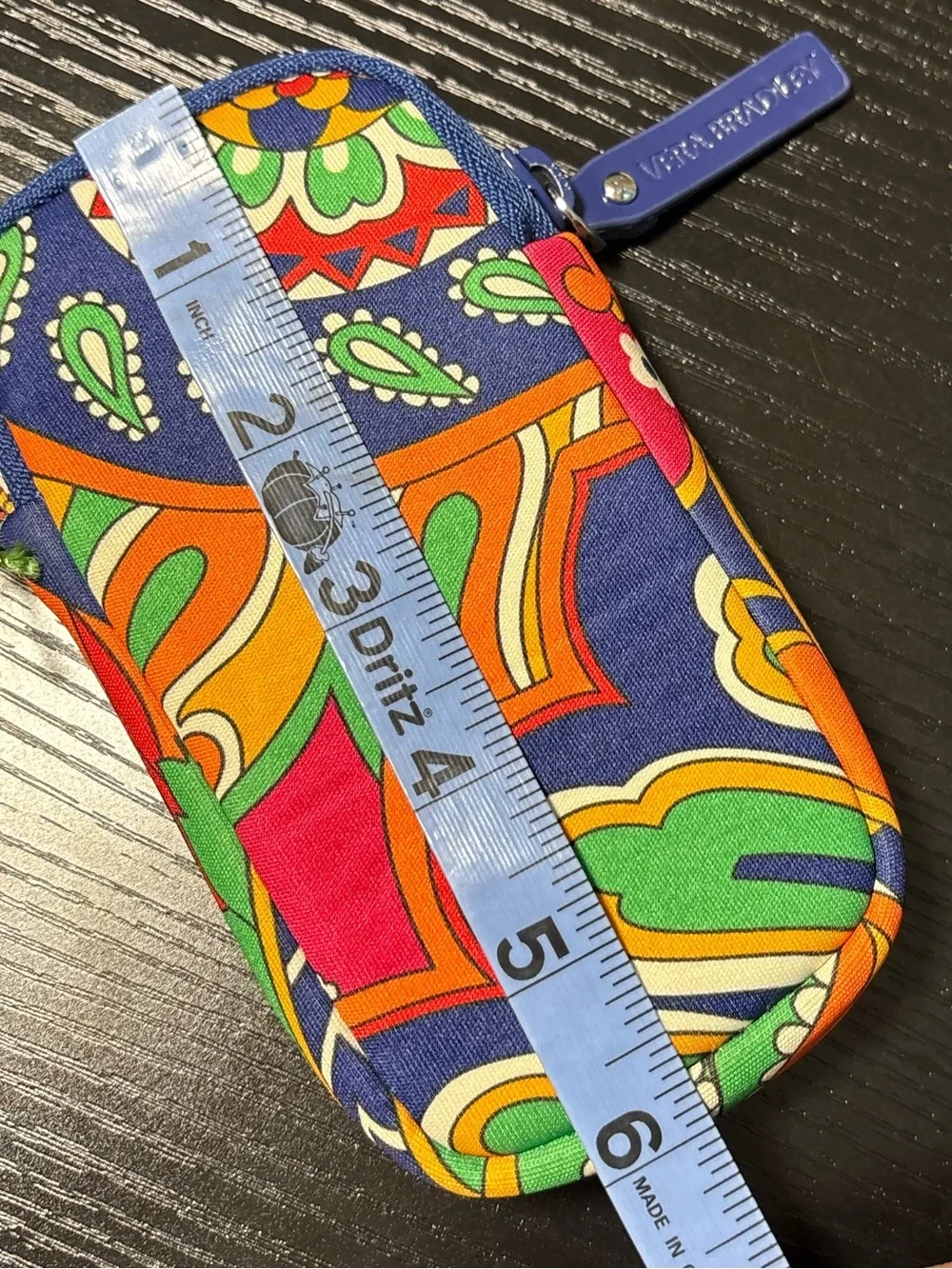 New Vera Bradley Neoprene Tech Wristlet, Venetian Paisley large print